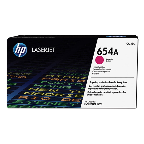 HP 654A (CF333A) toner (d'origine) - magenta 054798 - 1