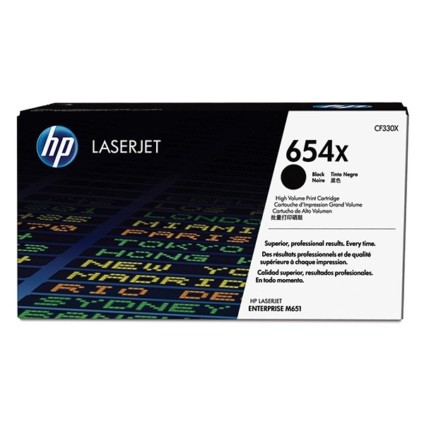 HP 654x (CF330X) toner haute capacité (d'origine) - noir 054792 - 1