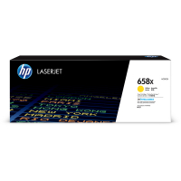 HP 658X (W2002X) toner haute capacité (d'origine) - jaune 055410
