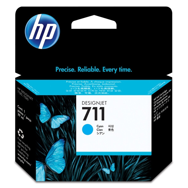 HP 711 (CZ130A) cartouche d'encre (d'origine) - cyan 044196 - 1