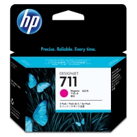 HP 711 (CZ135A) multipack 3 pièces (d'origine) - magenta 044206