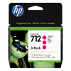 HP 712 (3ED78A) multipack 3 pièces (d'origine) - magenta