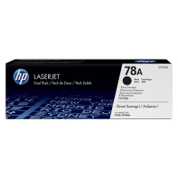 HP 78AD (CE278AD) pack double toner (d'origine) - noir 054104