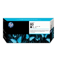 HP 80 (C4820A) tête d'impression noire et nettoyant pour tête d'impression (d'origine) 031170