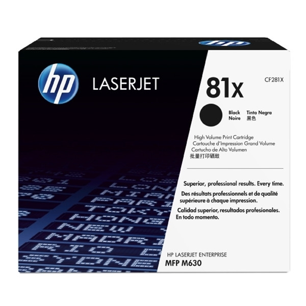 HP 81X (CF281X) toner haute capacité (d'origine) - noir 054814 - 1