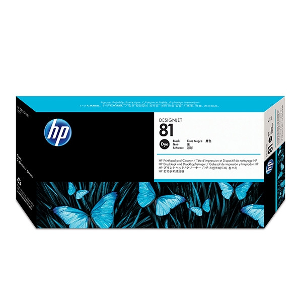 HP 81 (C4950A) tête d'impression noire avec nettoyant de tête d'impression (d'origine) 031500 - 1