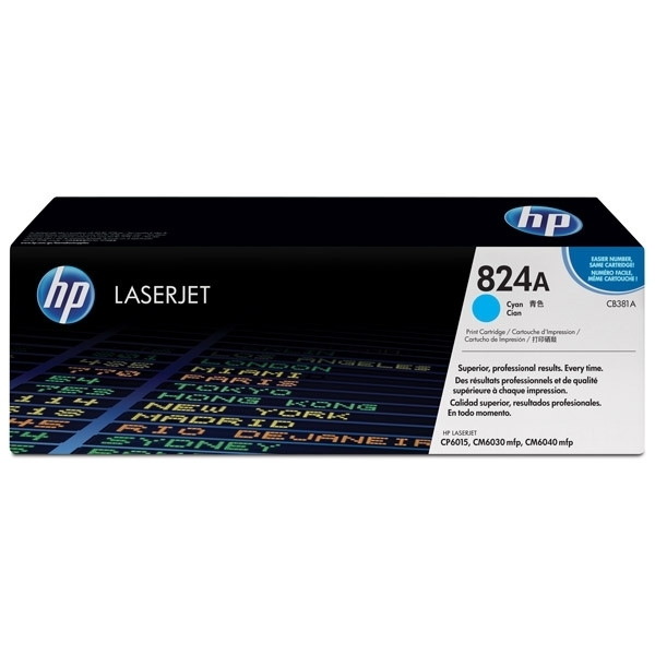 HP 824A (CB381A) toner (d'origine) - cyan 039790 - 1