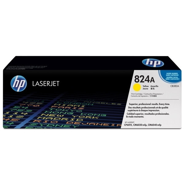 HP 824A (CB382A) toner (d'origine) - jaune 039792 - 1