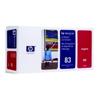 HP 83 (C4962A) tête d'impression magenta UV avec nettoyant pour tête d'impression (d'origine) 031640