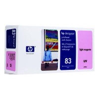 HP 83 (C4965A) tête d'impression magenta clair UV avec nettoyant pour tête d'impression (d'origine) 031670