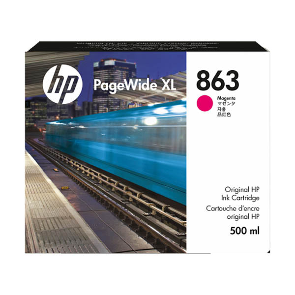 HP 863 (F9K38A) cartouche d'encre (d'origine) - magenta 093490 - 1
