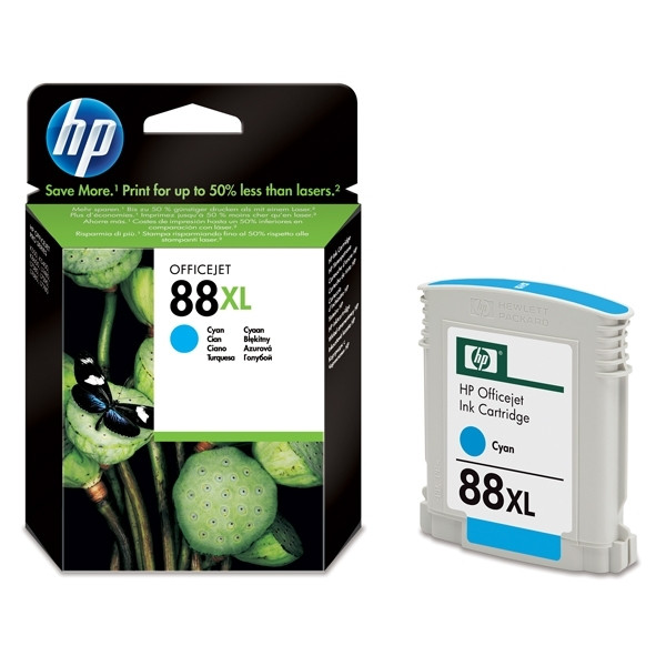HP 88XL (C9391AE) cartouche d'encre haute capacité (d'origine) - cyan 030750 - 1
