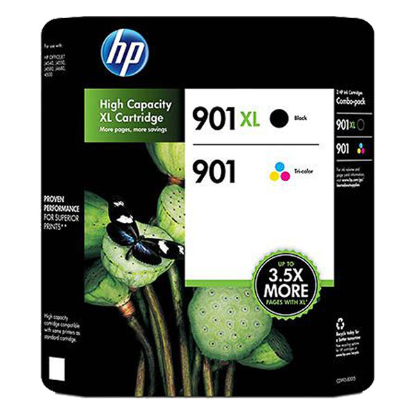 HP 901XL (SD519AE) duopack (d'origine) - noir et couleur 044164 - 1