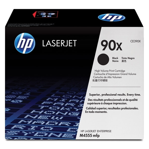 HP 90X (CE390X) toner haute capacité (d'origine) - noir 054030 - 1