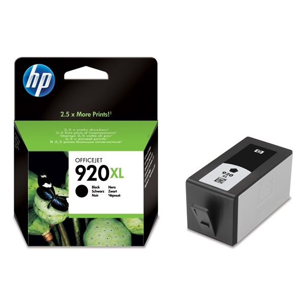 HP 920XL (CD975AE) cartouche d'encre haute capacité (d'origine) - noir 044016 - 1