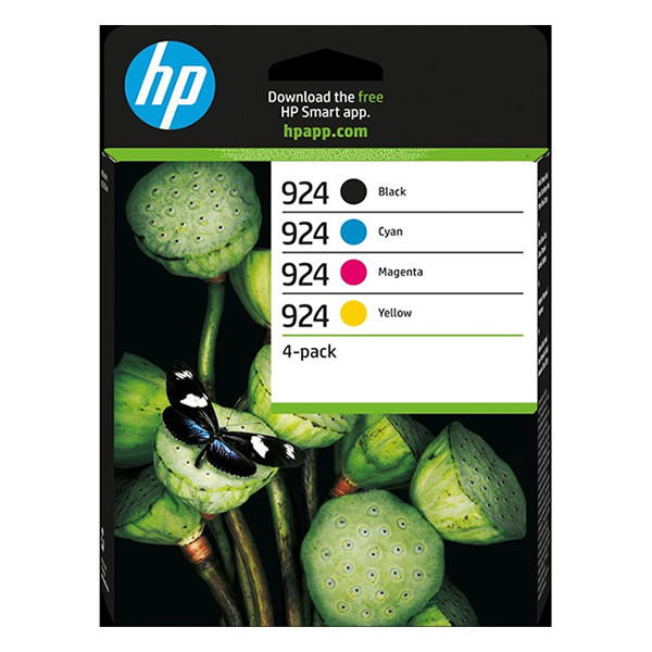 HP 924 (6C3Z1NE) multipack noir/cyan/magenta/jaune (d'origine) 030982 - 1