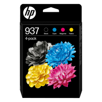 HP 937 (6C400NE) multipack noir/cyan/magenta/jaune (d'origine) 093316
