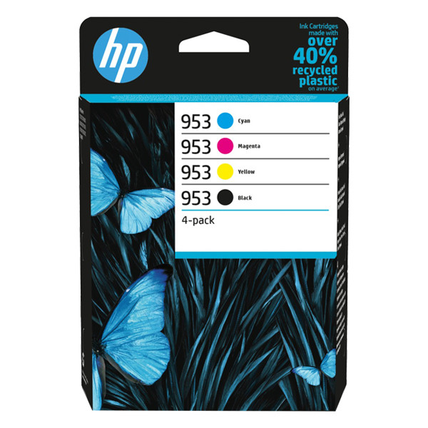 HP 953 (6ZC69AE) multipack (d'origine) - noir/cyan/magenta/jaune 093130 - 1