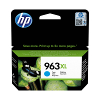 HP 963XL (3JA27AE) cartouche d'encre haute capacité (d'origine) - cyan 055384