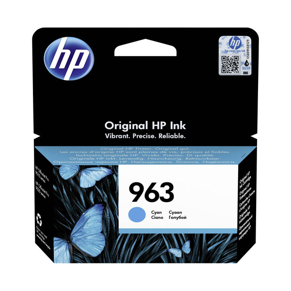 HP 963 (3JA23AE) cartouche d'encre (d'origine) - cyan 055376 - 1