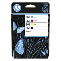HP 963 (6ZC70AE) multipack noir/cyan/magenta/jaune (d'origine) 044710