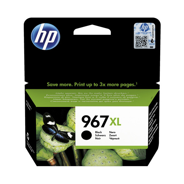 HP 967XL (3JA31AE) cartouche d'encre noire haute capacité (d'origine) 055390 - 1