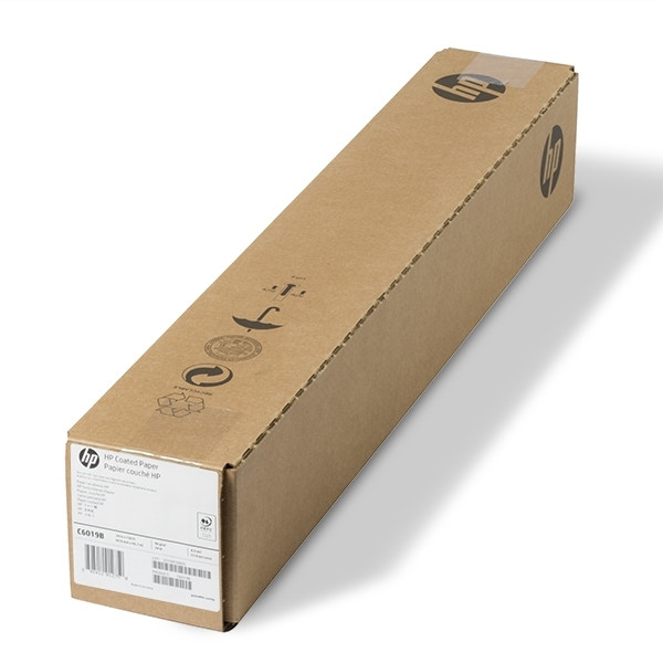 HP C6019B rouleau de papier couché 610 mm (24 pouces) x 45,7 m (90 g/m²) 151024 - 1