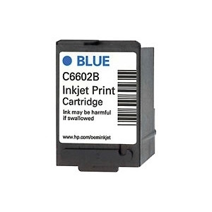 HP C6602B cartouche d'encre bleue (d'origine) 030954 - 1
