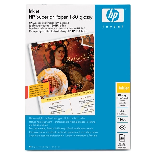 HP C6818A papier jet d'encre supérieur 180 g/m² (50 feuilles) 064879 - 1