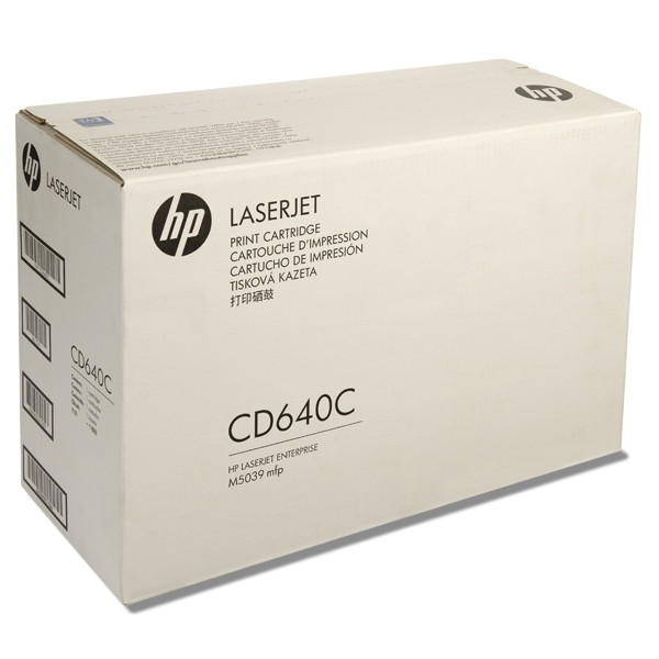 HP CD640C toner (d'origine) - noir 039932 - 1