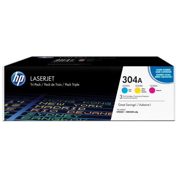 HP CF372AM multipack (d'origine) - cyan/magenta/jaune 054762 - 1