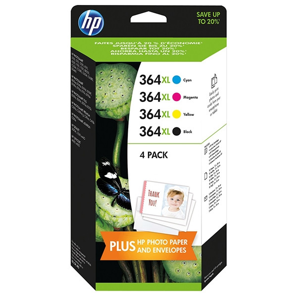 HP J3M83AE multipack XL (d'origine) - noir/cyan/magenta/jaune 044420 - 1