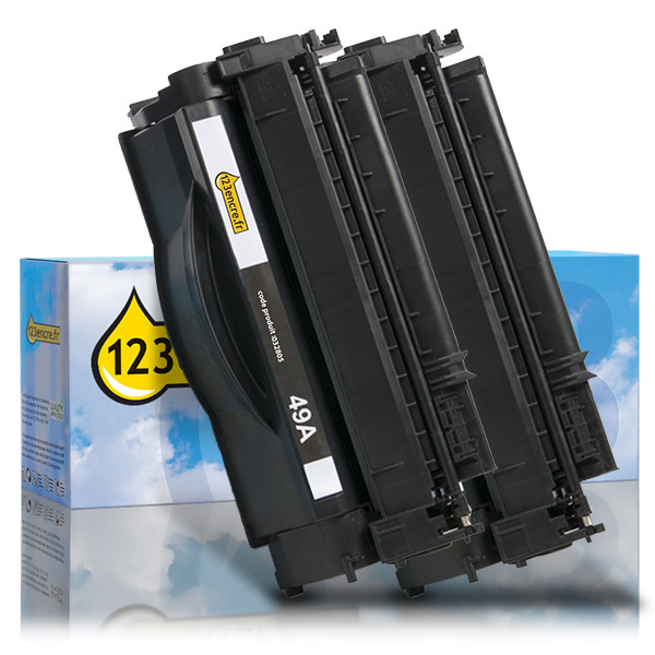 Marque 12encre remplace toner HP 49A (Q5949A) duopack - noir 033324 - 1