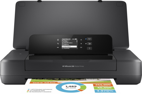 HP OfficeJet 200 imprimante à jet d'encre mobile A4 avec wifi 841192 - 4