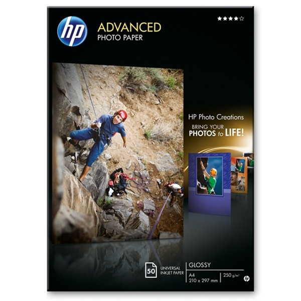HP Q8698A Advanced papier photo brillant 250 g/m² A4 (50 feuilles) 064842 - 1