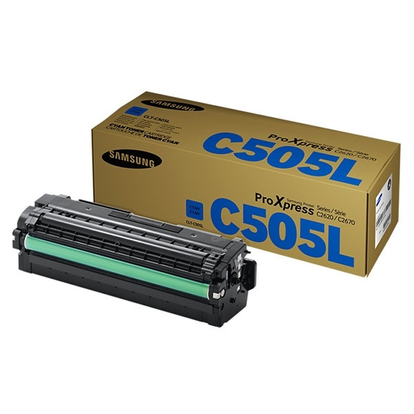 HP SU035A (CLT-C505L) toner haute capacité (d'origine) - cyan 092804 - 1