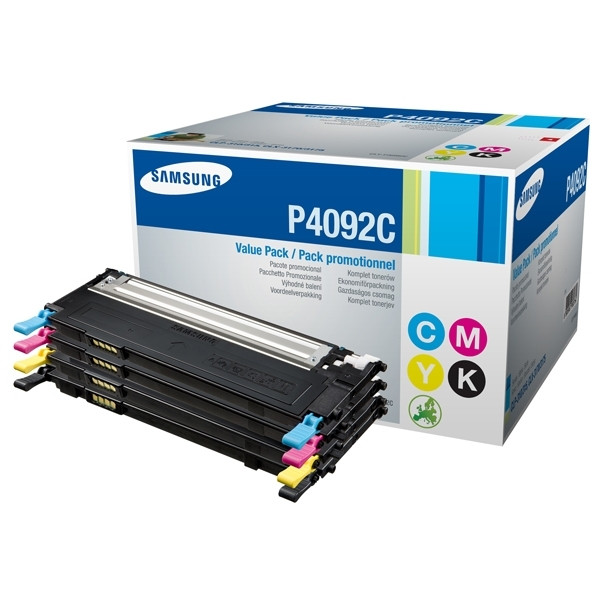 HP SU392A (CLT-P4092C) multipack noir + 3 couleurs (d'origine) 092576 - 1