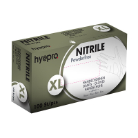 HY@PRO Medical gants en nitrile sans poudre XL (6,2 grammes, 30 cm, 100 pièces) - bleu SHY00016