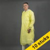 Offre : 10x HY@PRO CPE tablier à manches 100 x 125 cm (1 pièce) - jaune SHY00650 - 1