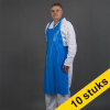 Offre : 10x HY@PRO PE tablier gaufré 80 x 125 3cm 20µ (100 pièces) - bleu SHY00576 - 1