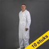Offre : 10x HY@PRO PE tablier gaufré 80 x 125 3cm 35µ (50 pièces) - blanc SHY00570 - 1