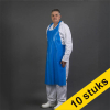Offre : 10x HY@PRO PE tablier uni 80 x 136 50µ (50 pièces) - bleu SHY00628 - 1