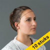 Offre : 10x HY@PRO filets à cheveux en nylon sur anneau (100 pièces – 55 cm) - marron SHY00355 - 1