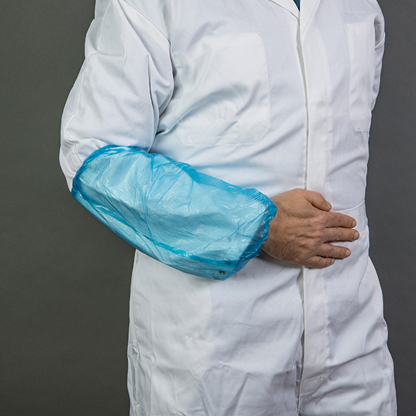 HY@PRO PE manche de protection fabriquée mécaniquement 3 grammes (20 x 40 cm, 100 pièces) - bleu SHY00519 - 1