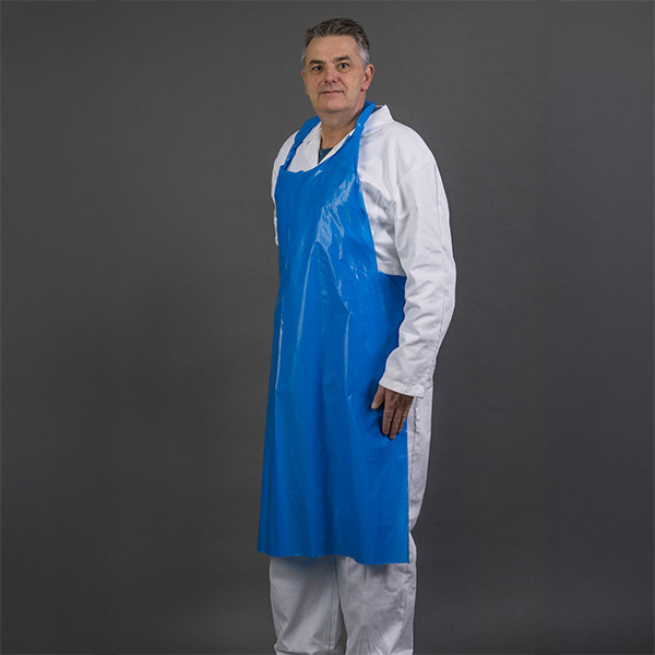 HY@PRO PE tablier gaufré 80 x 125 3cm 35µ (50 pièces) - bleu SHY00579 - 1