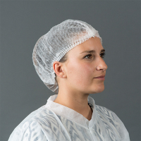 HY@PRO filets à cheveux non tissés avec clip et élastique (100 pièces - 51 cm) SHY00358