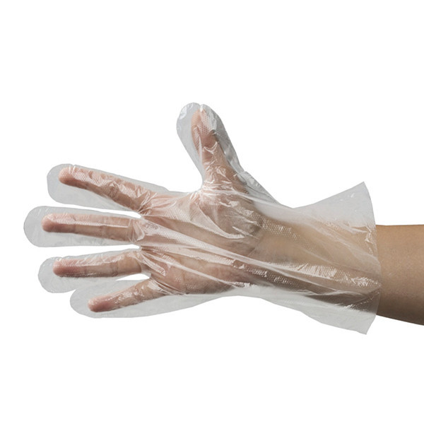 HY@PRO gants détachables en PEHD taille L (0,85 gramme, 26 cm, 100 pièces) - transparent SHY00278 - 1