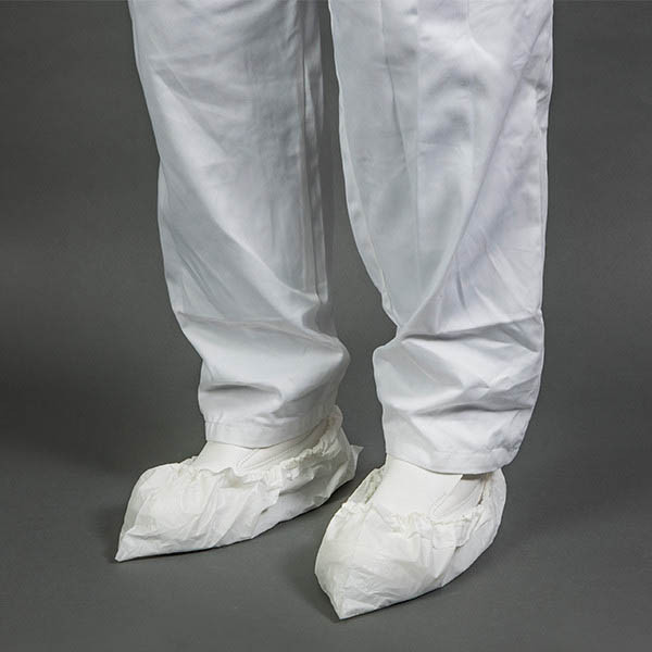 HY@PRO non-tissé/CPE couvre-chaussures antidérapants (50 pièces) - blanc SHY00559 - 1