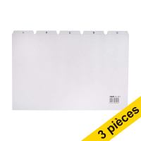 Offre: 3x HAN intercalaire pour boîte à fiches 297 x 210/220 mm A4 (1 lot) - gris