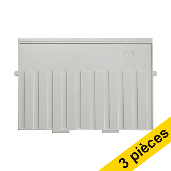 Offre : 3x HAN séparateur A4 en plastique - gris 218084 - 1